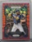 Jackson Chourio 2024 Panini Prizm Red Wave Prizm Rookie RC #277