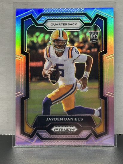 Jayden Daniels 2024 Panini Prizm Draft Picks Silver Prizm Rookie RC #108