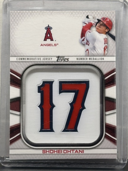 Shohei Ohtani 2022 Topps Player Jersey Number Medallion Insert #JNM-SO