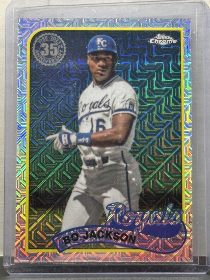 Bo Jackson 2024 Topps Chrome 1989 Design Mojo Refractor Insert #T89C-52