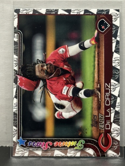 Elly De La Cruz 2025 Topps Future Stars Silver Border #150