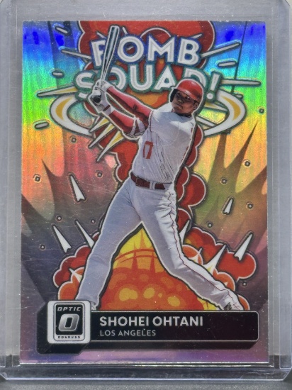 Shohei Ohtani 2022 Panini Donruss Optic Bomb Squad Silver Prizm Insert #BS-3