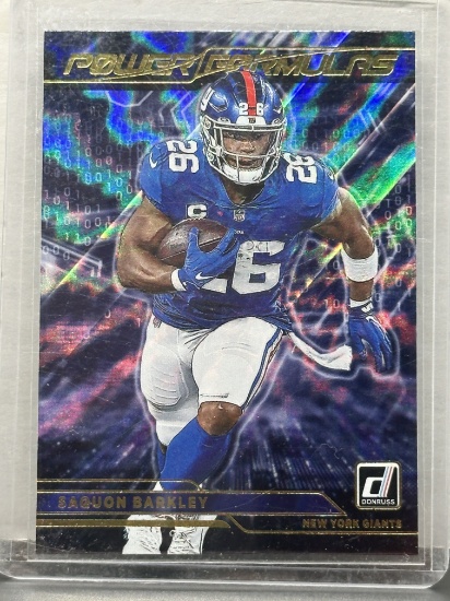 Saquon Barkley 2021 Panini Donruss Power Formulas Insert #PF16