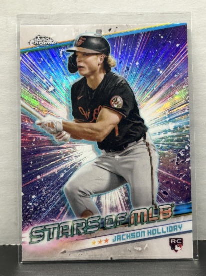 Jackson Holliday 2024 Topps Chrome Stars of MLB Refractor Rookie RC Insert #CSMLB-83