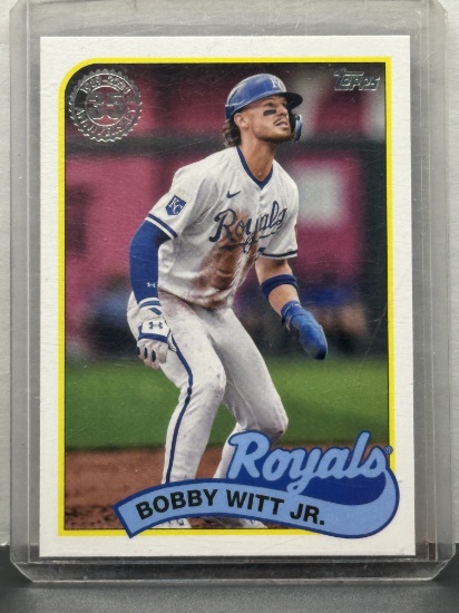 Bobby Witt Jr. 2024 Topps 1989 Design Insert #89US-48
