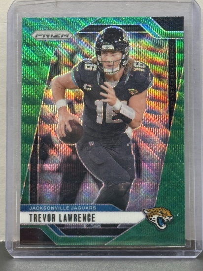 Trevor Lawrence 2024 Panini Prizm Green Wave Prizm #129