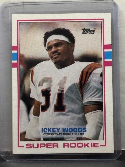 Ickey Woods 1989 Topps Super Rookie RC #27