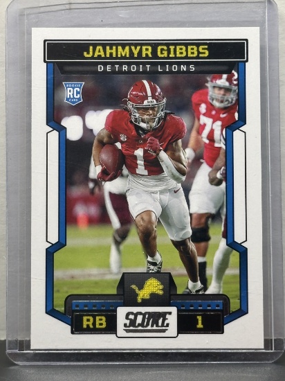Jahmyr Gibbs 2023 Panini Score Rookie RC #316