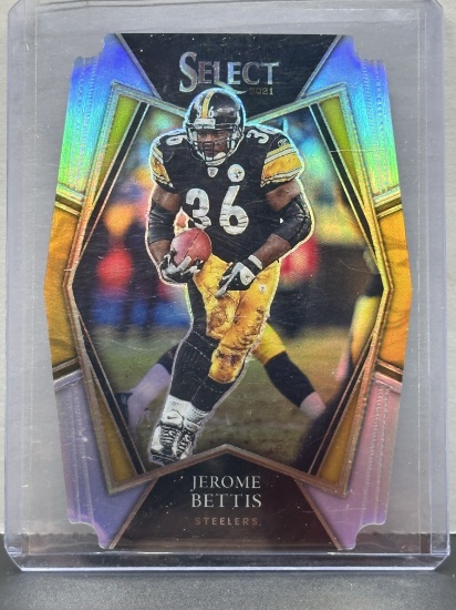 Jerome Bettis 2021 Panini Select Premier Level Silver PRizm Die Cut #137