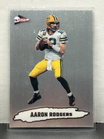Aaron Rodgers 2022 Panini Zenith Pacific Throwback Insert #PAC-7