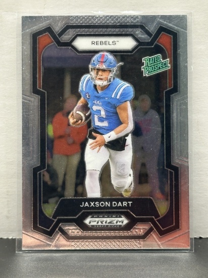 Jaxson Dart 2024 Panini Prizm Draft Picks Rated Prospect Rookie RC #147