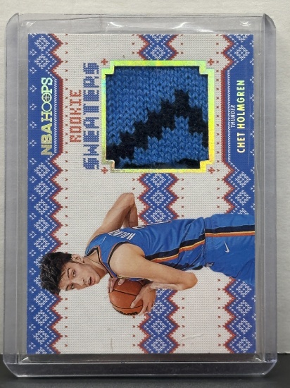 Chet Holmgren 2022-23 Panini Hoops Rookie Sweaters Swatch Insert #RS-CH