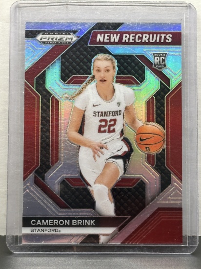 Cameron Brink 2024 Panini Prizm Draft Picks New Recruits Silver Prizm Rookie RC Insert #5