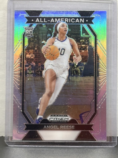 Angel Reese 2024 Panini Prizm Draft Picks All American Silver Prizm Rookie RC Insert #6