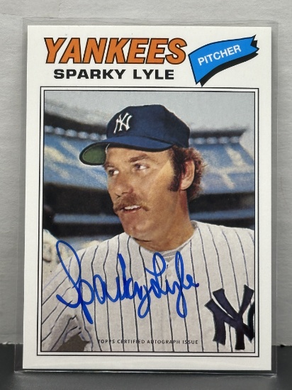 Sparky Lyle 2016 Topps Archives Auto #A65-SL