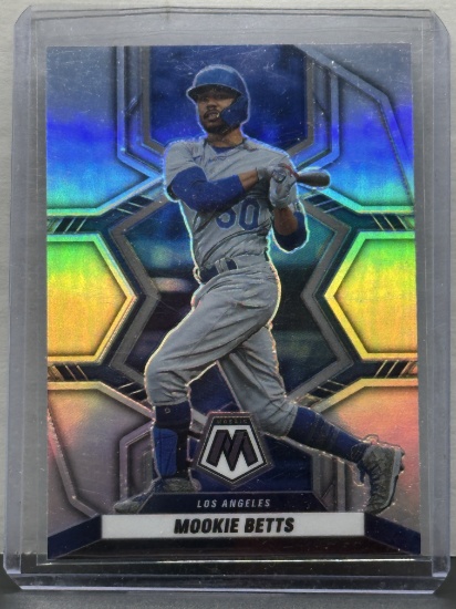 Mookie Betts 2022 Panini Mosaic Silver Prizm #184