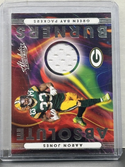 Aaron Jones 2021 Panini Absolute Burners Jersey Patch Insert #AB7