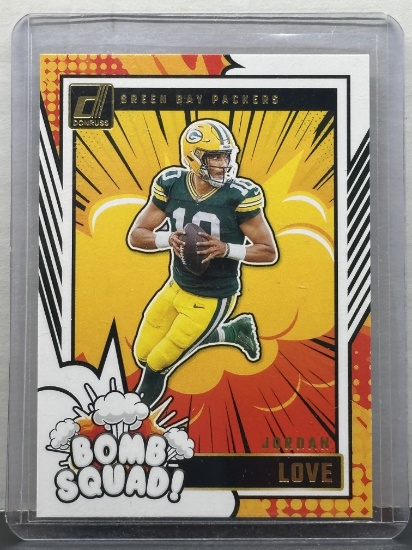 Jordan Love 2024 Panini Donruss Bomb Squad Insert #10