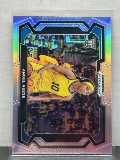 Angel Reese 2024 Panini Prizm Draft Picks Silver Prizm Variation Rookie RC #38