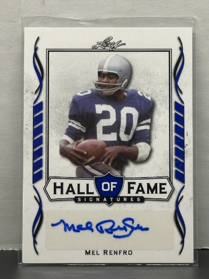 Mel Renfroe 2021 Leaf Hall of Fame Signatures Auto #HOF-MRI