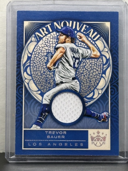 Trevor Bauer 2022 Panini Diamond Kings Art Nouveau Jersey (#24/99) Patch Insert #AN-TB