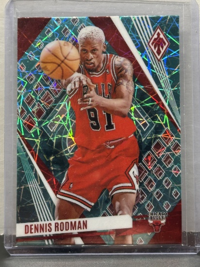 Dennis Rodman 2023-24 Panini Phoenix Teal Lazer #142
