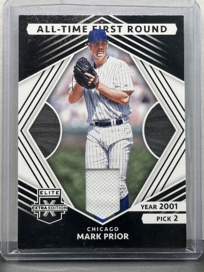 Mark Prior 2022 Panini Elite Extra Edition All Time First Round Jersey Patch Insert #AT-MP
