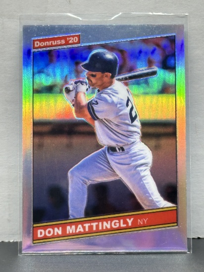 Don Mattingly 2020 Panini Donruss Optic Silver Prizm Retro 1986 Insert #R86-16