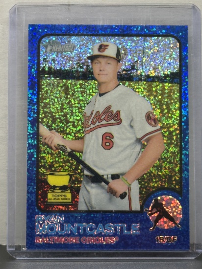 Ryan Mountcastle 2022 Topps Heritage Chrome Blue Sparkle Rookie Cup #499