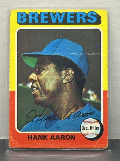 Hank Aaron 1975 Topps #660