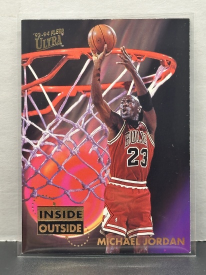 Michael Jordan 1993-94 Fleer Ultra Inside Out Insert #4