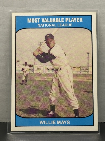 Willie Mays 1985 TCMA Most Valuable Player