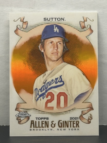 Don Sutton 2021 Topps Allen and Ginter Orange (#23/25) Refractor #289