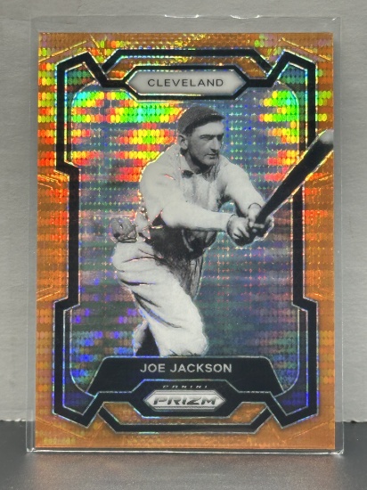 Shoeless Joe Jackson 2024 Panini Prizm Orange Sonar (#186/399) Prizm #11