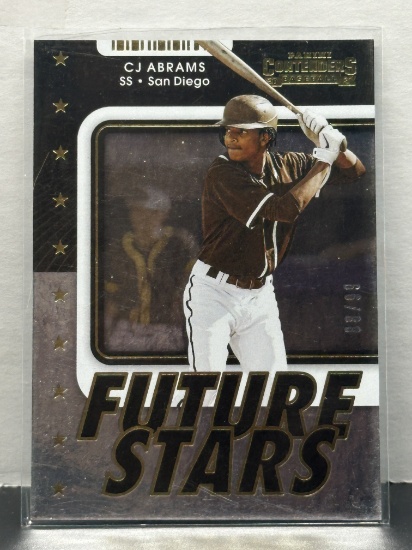 CJ Abrams 2021 Panini Contenders (#88/99) Future Stars Insert #FS-CA