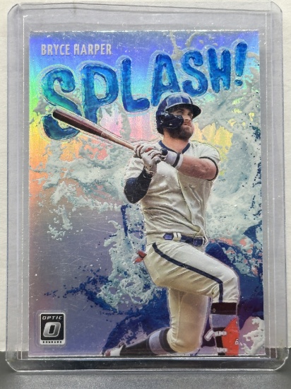 Bryce Harper 2022 Panini Donruss Optic Splash Silver Prizm Insert #SP-7