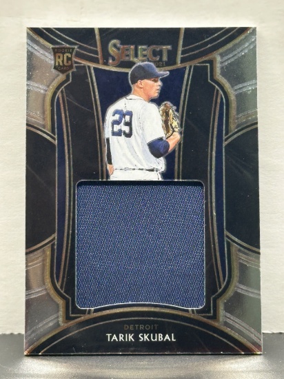 Tarik Skubal 2021 Panini Select Rookie Jumbo Swatch Patch RC Insert #RJS-TA