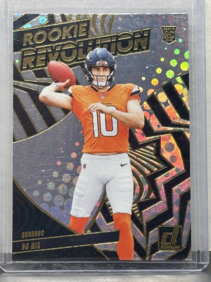 Bo Nix 2024 Panini Donruss Rookie Revolution RC Insert #12