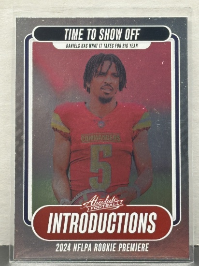 Jayden Daniels 2024 Panini Absolute Introductions Rookie RC Insert #I-JDS