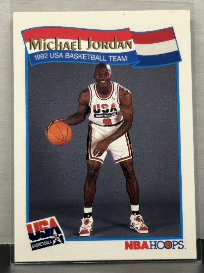 Michael Jordan 1991 NBA Hoops USA Basketball #55