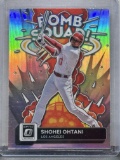 Shohei Ohtani 2022 Panini Donruss Optic Bomb Squad Silver Prizm Insert #BS-3