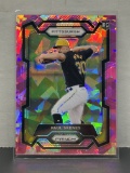 Paul Skenes 2024 Panini Prizm Pink Cracked Ice Prizm Rookie RC #118