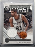Tim Duncan 2020-21 Panini Donruss Jersey Series Jersey Patch Insert #JS-TDC