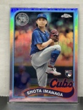 Shota Imanaga 2024 Topps Chrome 1989 Design Refractor Rookie RC Insert #89CU-7