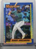 Randy Arozarena 2025 Topps Chrome 1990 Design Mojo Refractor Insert #T90C-91