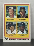 Lou Whitaker Dave Oliver Sam Perlozzo Garth Iorg 1978 Topps Rookie RC #704