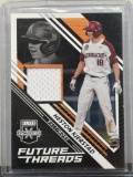 Heston Kjerstad 2021 Panini Elite Extra Editions Future Threads Jersey Patch Rookie Insert #FT-HK