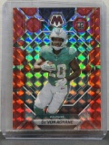 De'Von Achane 2023 Panini Mosaic Red Mosaic Prizm Rookie RC #312
