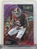 Derrick Henry 2022 Panini Select Draft Picks Field Level Purple Lazer Prizm #127