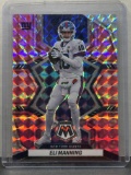 Eli Manning 2022 Panini Mosaic Pink Mosaic Prizm #150